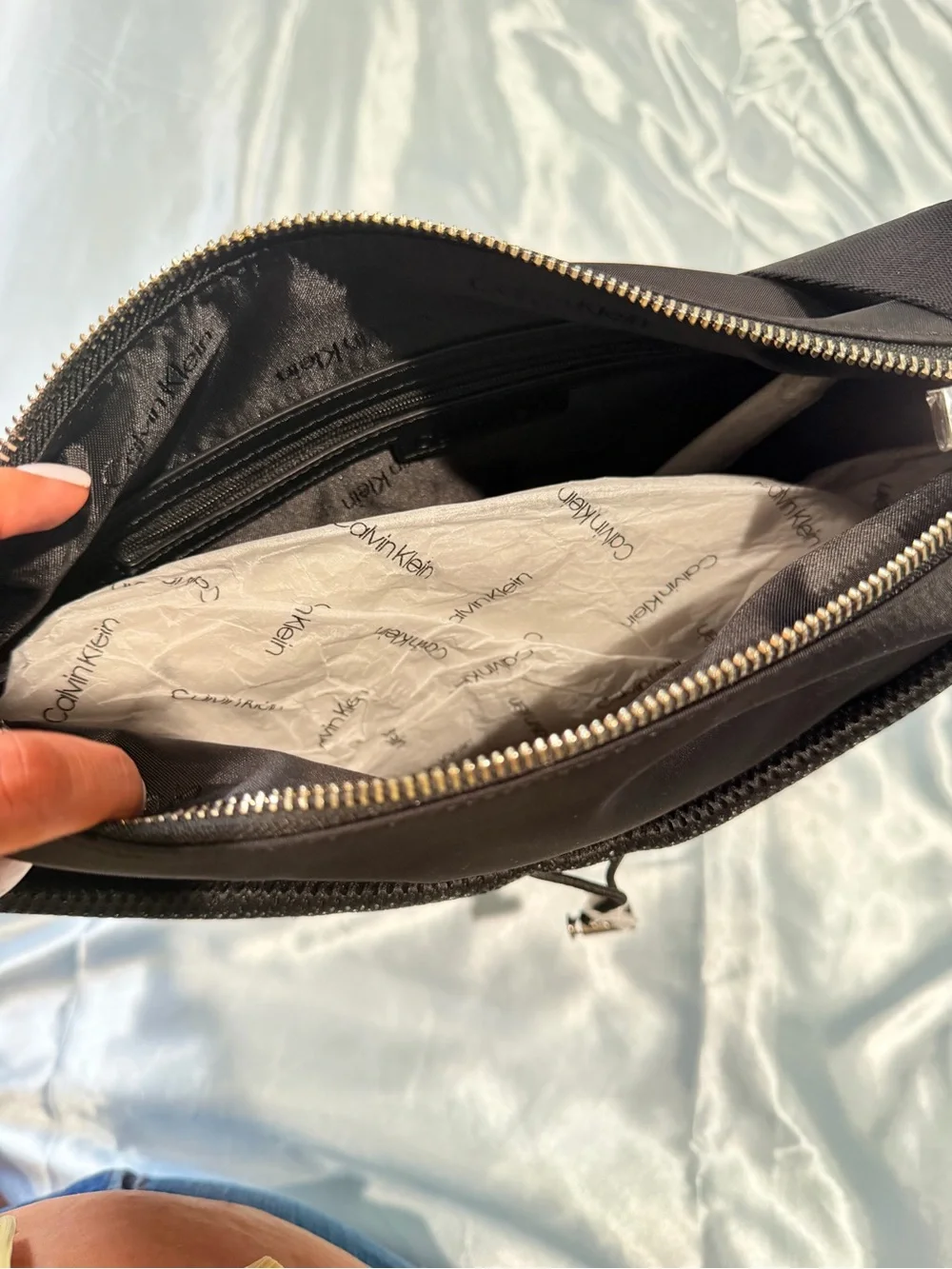 Calvin Klein Jessie Black Men’s Backpack - Textured Mesh Design